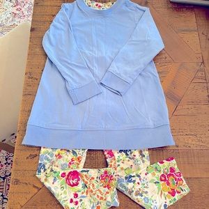 J Bailey girls tunic and legging set